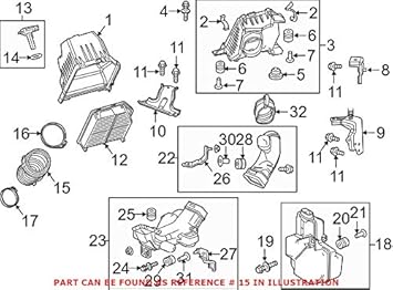 Amazon.com: Genuine OEM Engine Air Intake Hose for Honda CR-V ...