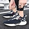 Padgene Men Women Running Shoes Sports Trainers Breathable Lightweight Sneakers Air Cushion Low Top Footwear Waking Fitness Lace up Shoes for Walking Gym Jogging Fitness Athletic Casual #5