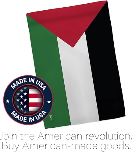 Miniatura 5 de Americana Home & Garden Bandera de Palestina Cementerio Pancarta de pared Cementerio Decoración de puerta de jardín al aire libre, póster de bandera