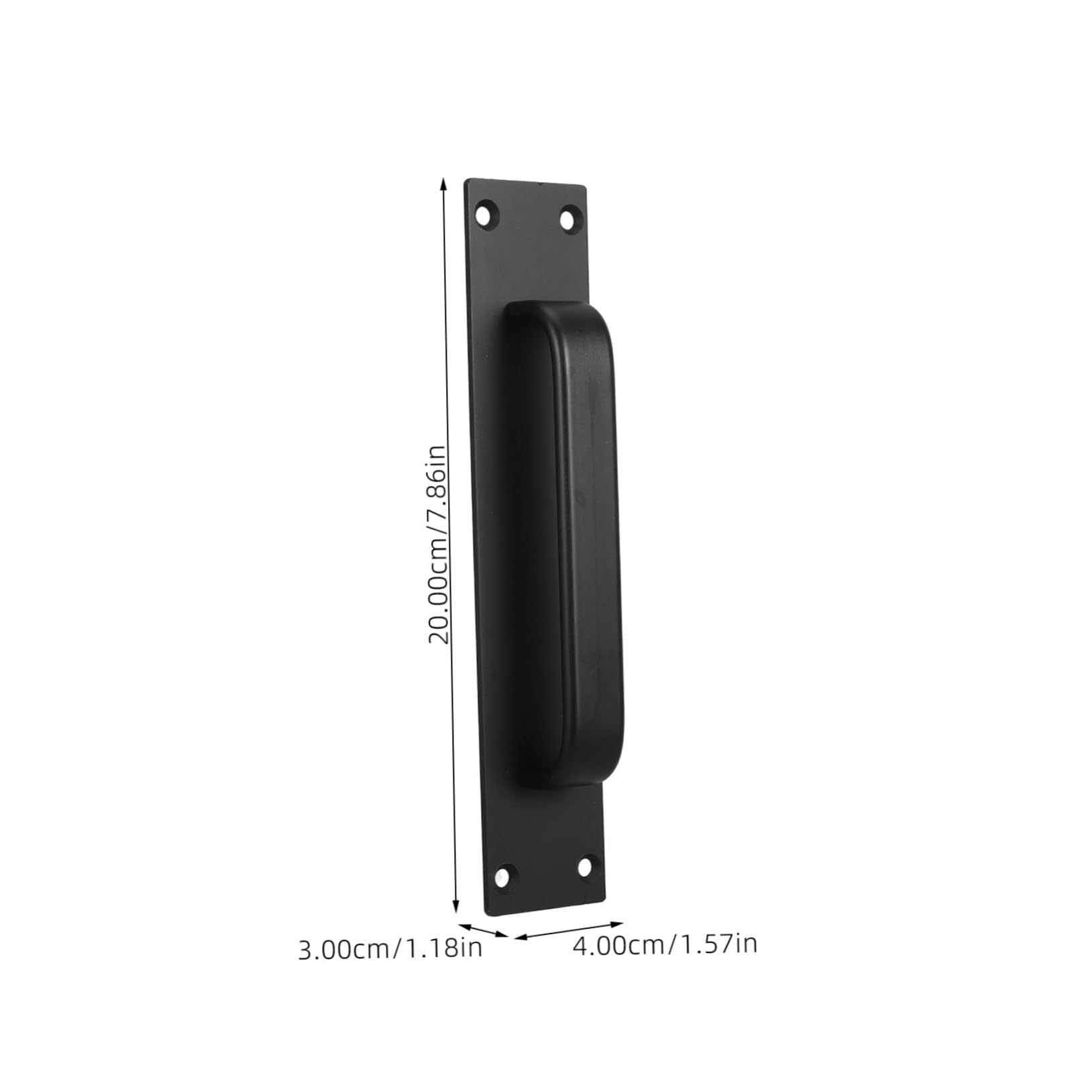 Holibanna Barn Door Handle Gate Door Handle Aluminum Alloy DIY Installation for Wooden Fences
