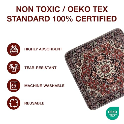 Image of PUPIBOO Washable Pee Pads for Dogs and Cats - Super Absorbent Reusable Puppy Training Pads - 100% Waterproof, Leak-Proof & Non-Slip Whelping Pads for Pet Housebreaking