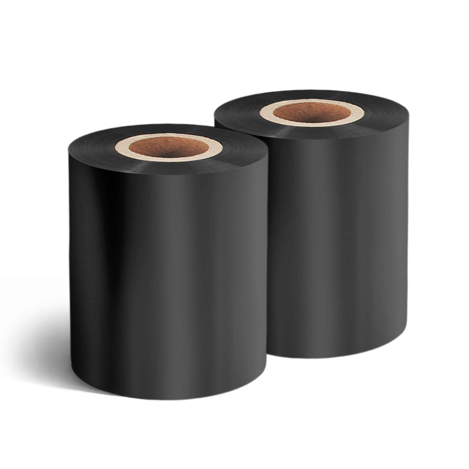 Kolorowa wstążka termotransferowa, 300 m na rolkę, do etykiet, zawieszek, toreb do pakowania, kompatybilna z drukarkami wstążkowymi 60 mm/80 mm