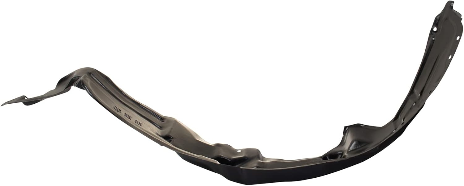 TRQ Front Right Inner Fender Liner Black Passenger Side