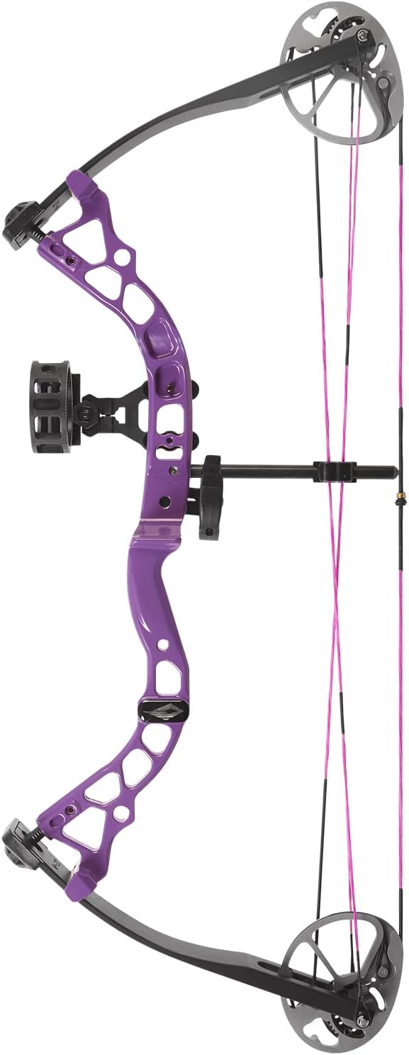 Diamond Archery Youth Atomic Bow - Fully Adjustable Equipped Durable Compound Bow | 6-29 LBS Draw Weight | 12"-24" Draw Length | 191 FPS