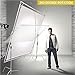 Glow 8x8' Butterfly Light Modifier Scrim Kit w/Lightweight Collapsible Aluminum Frame, Three Diffuser Screen Fabric and Carry Case, Perfect for Still/Video and Portrait Light Diffuser Photography