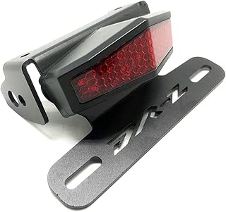 Compatible with Suzuki DRZ400S 400SM 400E 2000-2021 LED Brake Tail Light Turn Signal Blinker License Plate Holder Rear Tail Tidy Fender Eliminator Kit (Red)