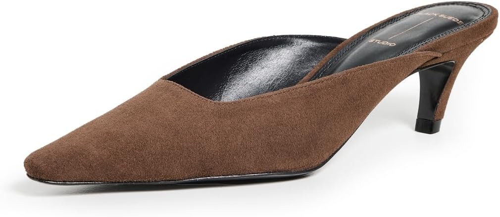 Black Suede Studio Women's Logan Pumps 50mm