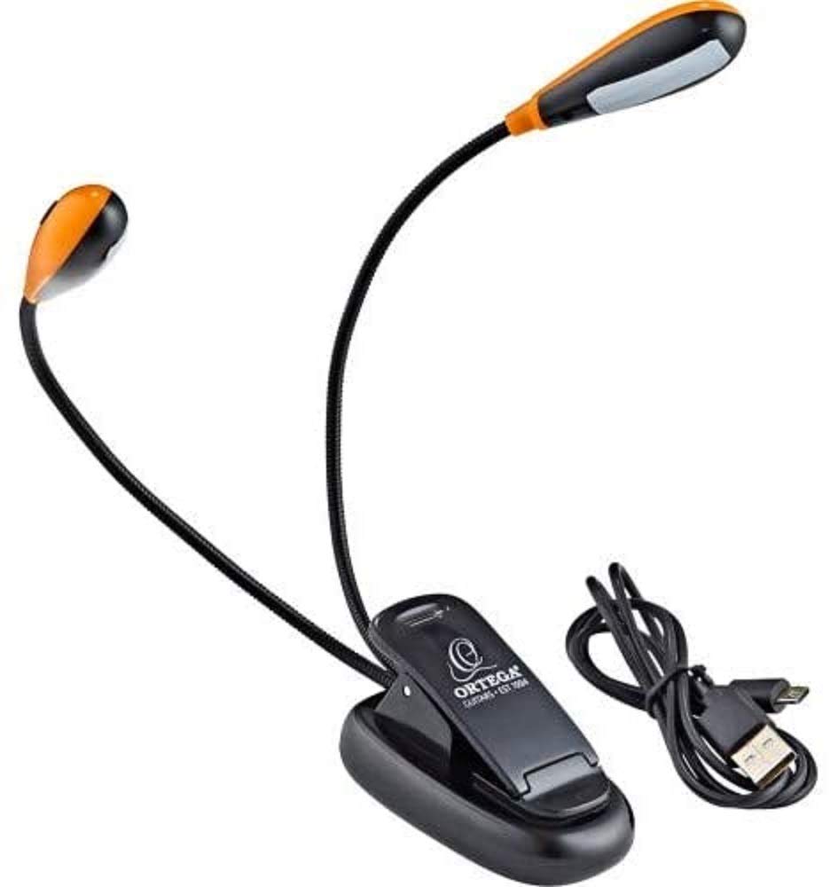 ORTEGA music light dual head - recharchabel USB (OML-D)