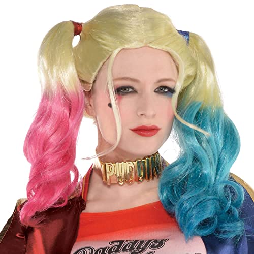 Harley Quinn wig accessory perruque costume halloween