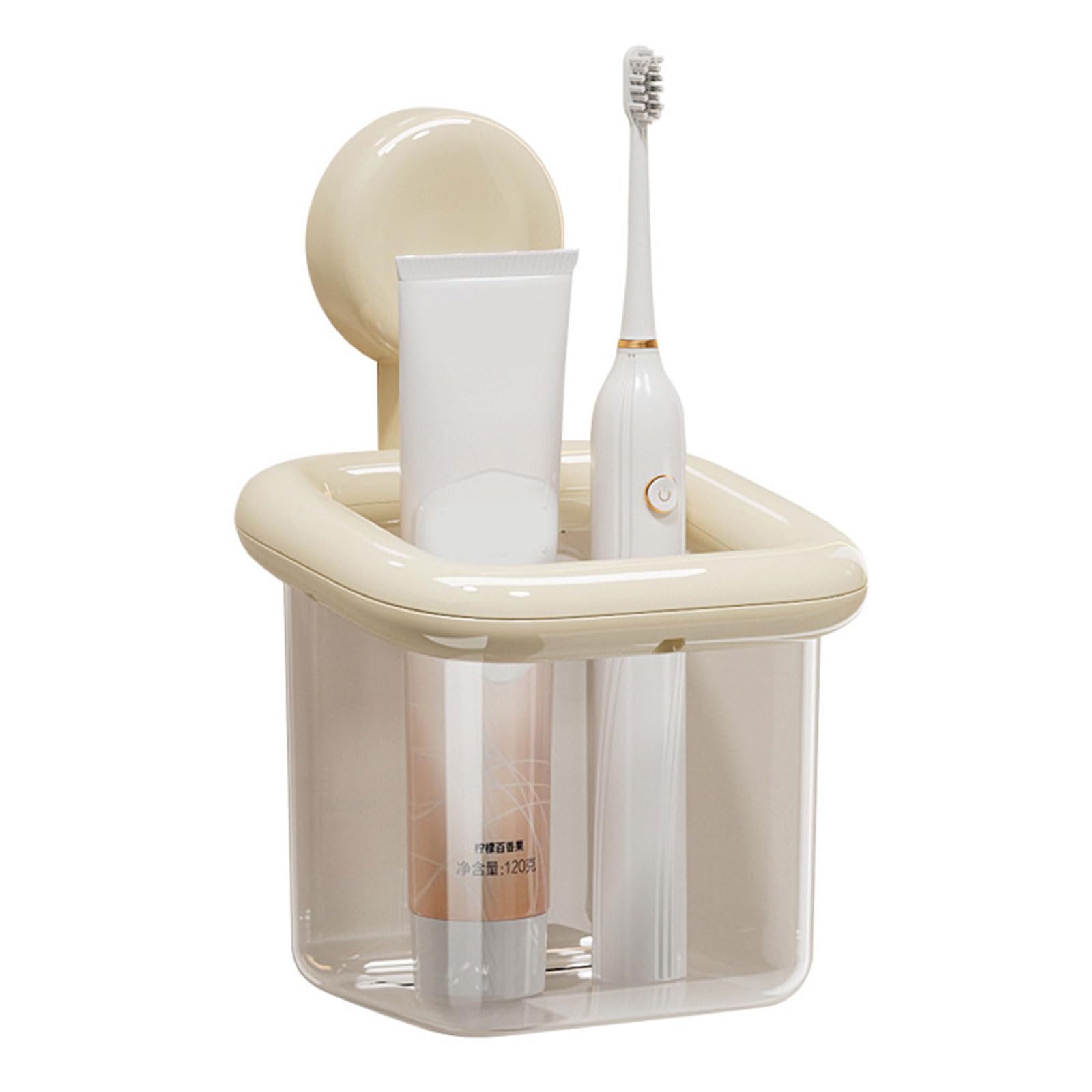 Buxuaaaa Suction Cup Toothbrush Stand Rack High Strength Suction Cup Toothbrush Holder for Various Surfaces Applications Holder