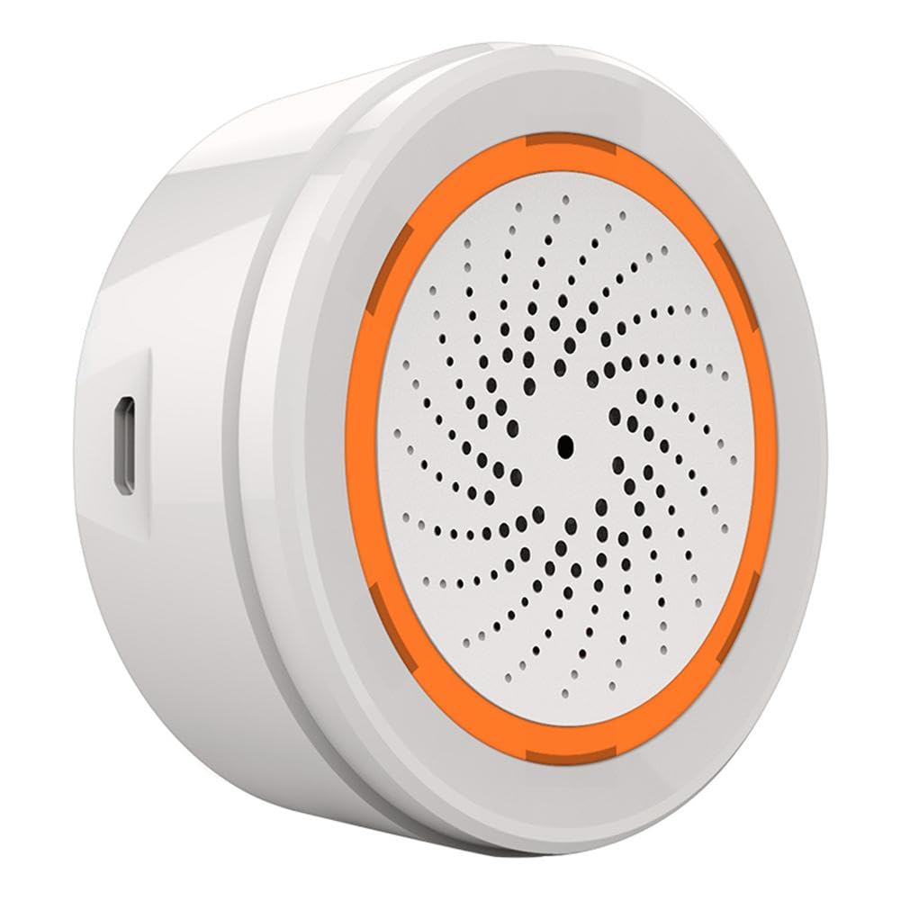 5-teiliges | Lightyard Sirenenalarm, 5-teilige Fernbedienung/App, 5 x Alarm (ohne Batterie), 5 x Datenkabel, 5 x Anleitung