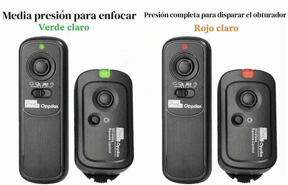 Pixel RW221-E3 Canon Disipador Remoto Mando Inalámbrico RS-60E3 Compatible con Canon EOS R RA R6 RP 90D 250D 200D 2000D Compatible con Olympus EM1X EM1-III EM5-III Compatible con Fuji XT3 XT4 XT30