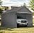 Carport, 10x20ft Heavy Duty Car Port, Portable Garage with Removable Sidewalls & Doors, Car Canopy with All-Season Tarp for Car Boat Truck Party (S-Grey)