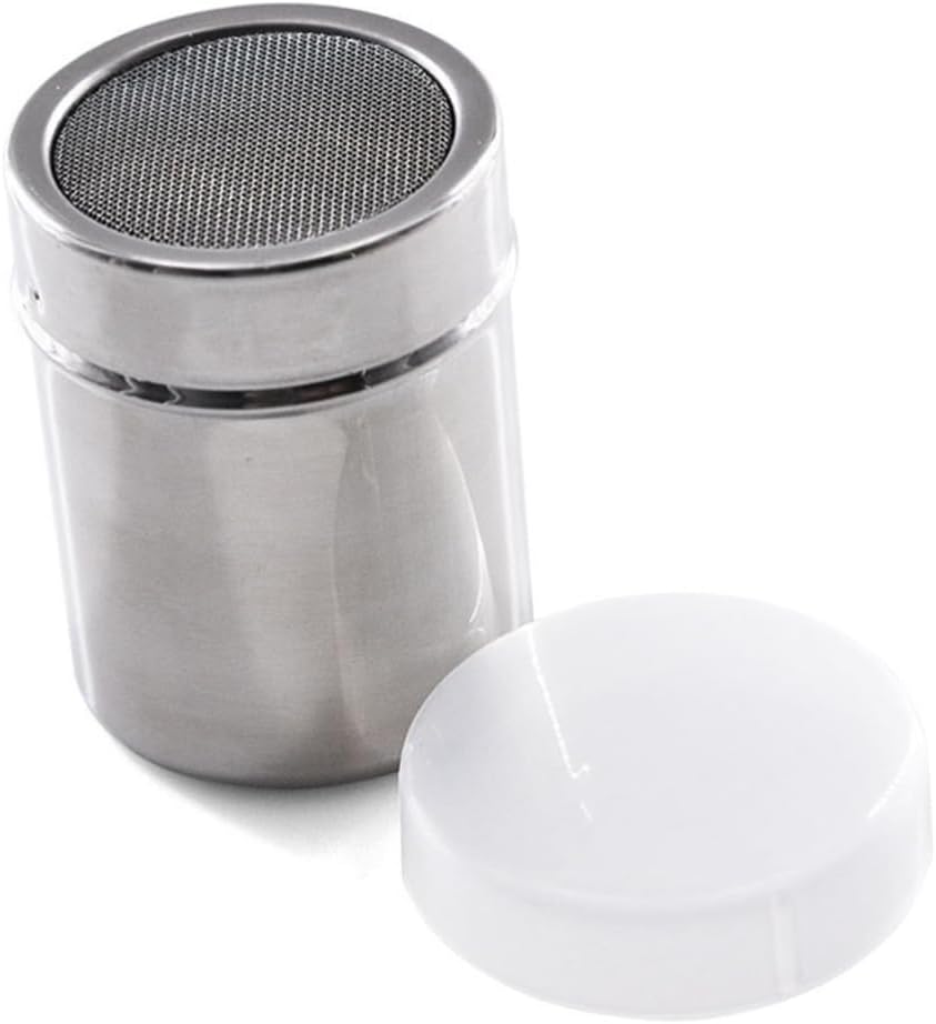Stainless Steel Seasoning Shaker for Sugar Pepper Powder Cocoa Flour