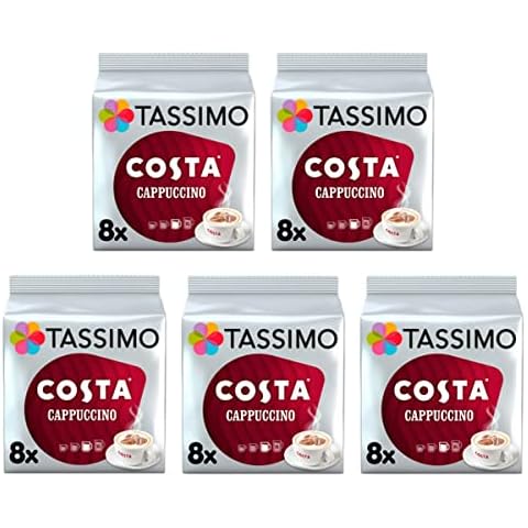 Tassimo Costa Cappuccino Coffee Pods Pack of 5 Cover