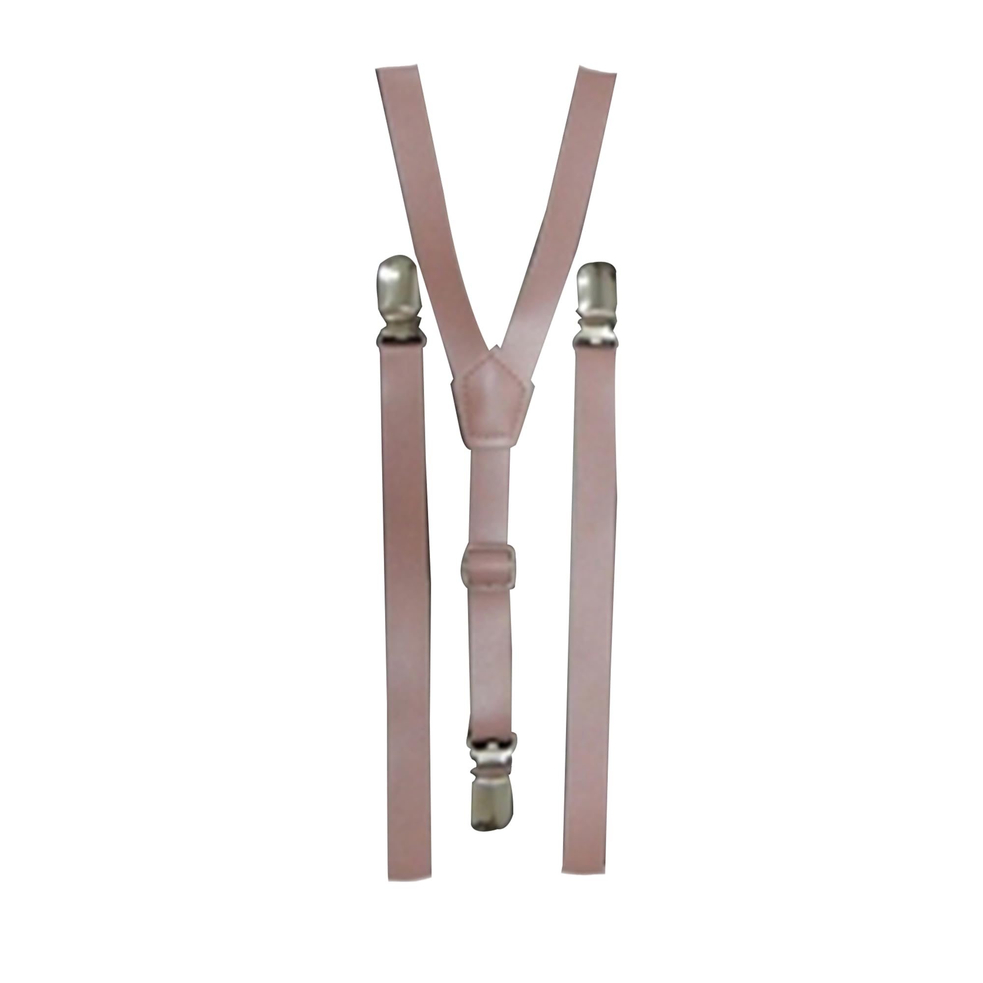 The Fancy Dress Men's Baby Pink The Fancy Dress® Unisex Adult Child Adjustable Braces Suspenders Slim Trouser Belt Y Clip On Fancy Dress 25 Mm With Strong Metal Clip (Baby Pink)