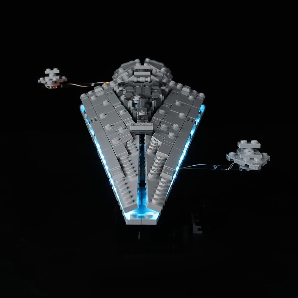 Kyglaring LED Lighting Kit (No Model) Designed for Executor Super Star Destroyer 75356 Model Building kit - Without Building Set (Standard Version)