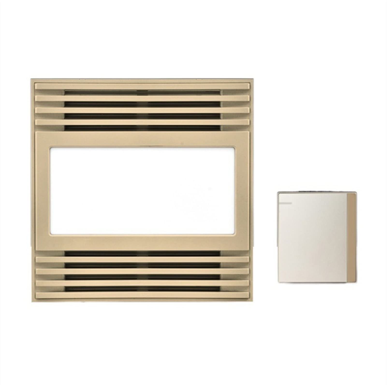 TOMYEUS Exhaust Fan 12W Lighting Ventilation Two-in-one Exhaust Fan,  Kitchen and Bathroom Square Integrated Ceiling LED Light, Bathroom Blinds Exhaust  Fan with LED Light Home Air Vent (Color : A) : Amazon.co.uk: