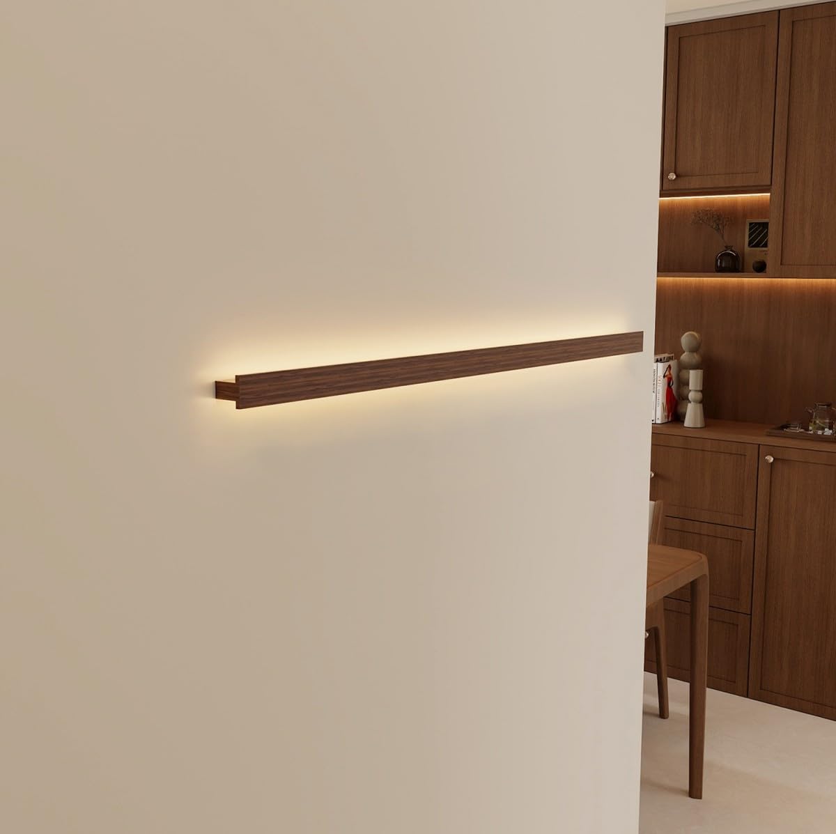 EL LED Luz de Pared Lineal Dormitorio Cabecera Lámpara (40cm,4000)