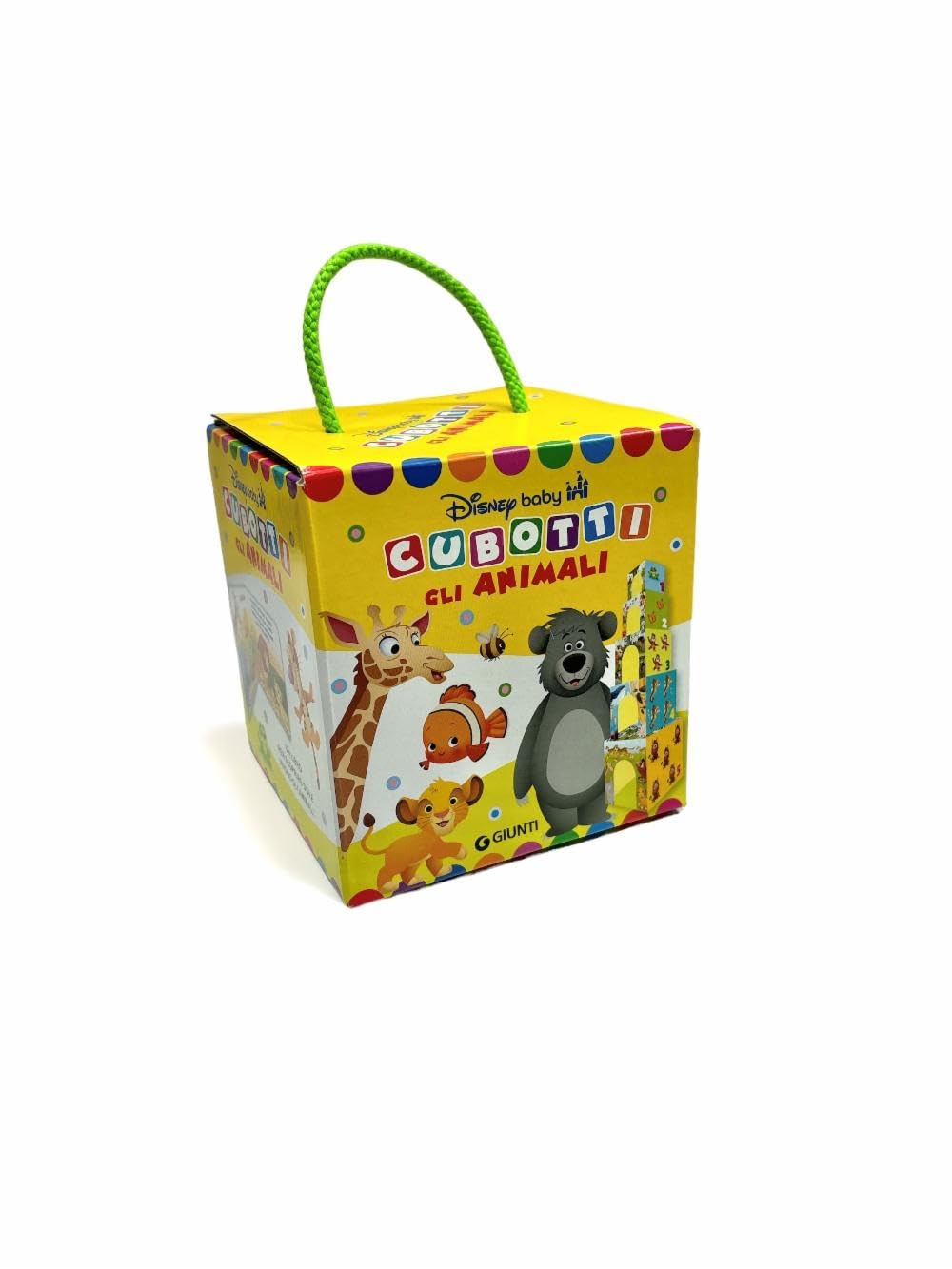 Cubotti Disney baby. Gli animali. Con 5 cubi impilabili. Con 5 figurine di cartone