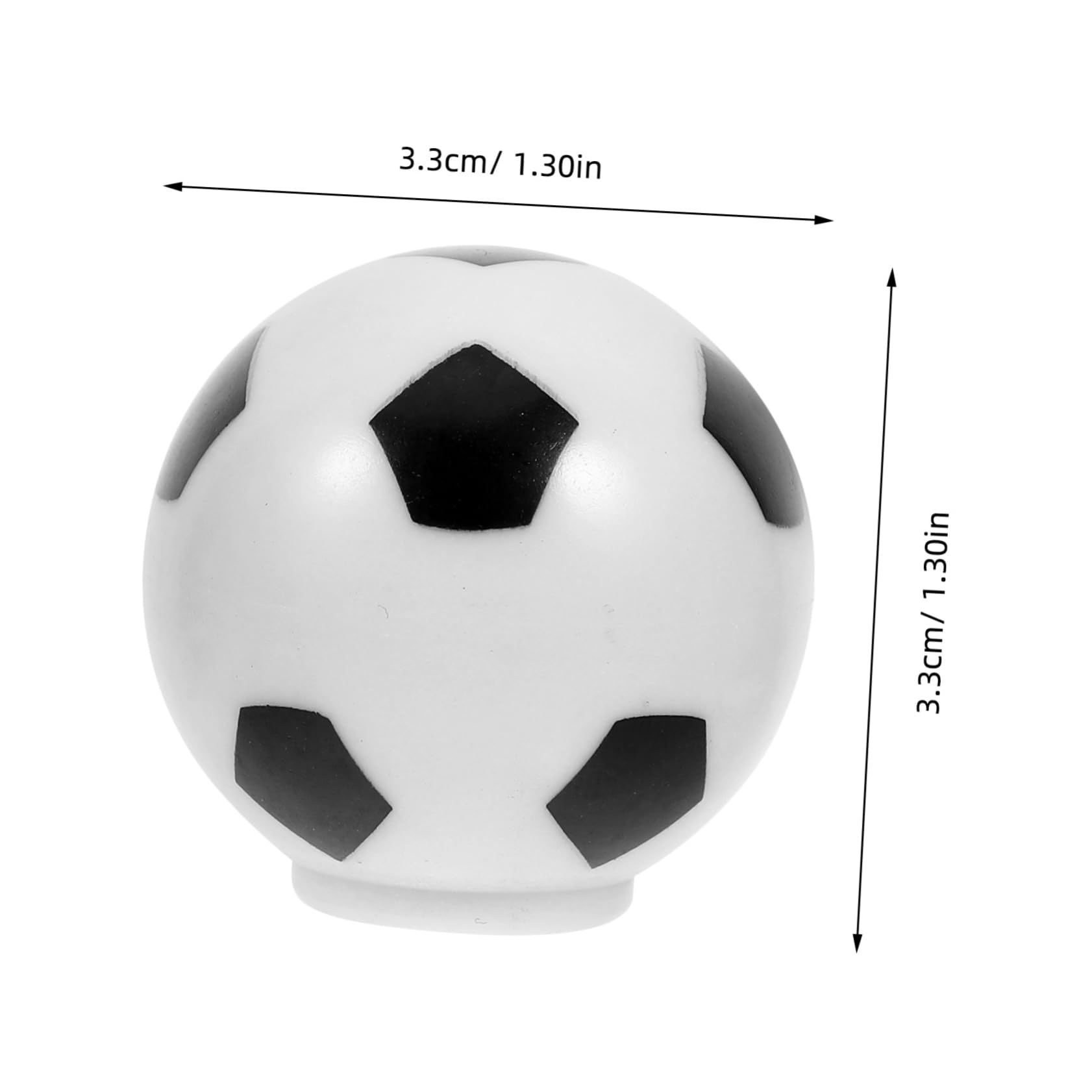 Cabilock Plastic Wardrobe Pulls 8 Pack Soccer Drawer Knobs Heart-Shaped Decor Handles for Boys and Girls' Room Safety-proofing