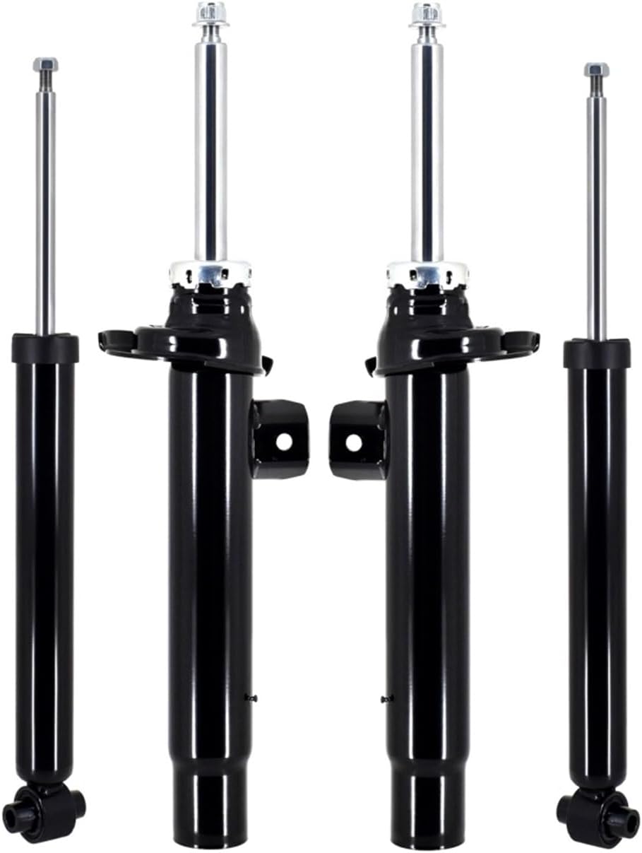 PM Auto Set of 4 Front Suspension Struts & Rear Shock Absorbers Replacement For 2012-2015 BMW 328I/335I, 2014 2015 228I, 2013-2018 320I, 2012-2016 328I, 2017 2018 330E/330I, 2014-2016 428I/435I
