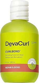 DevaCurl CurlBond Re-Coiling Treatment Mask | Helps Re-Link Broken Bonds | Improves Strength | Protects From Future Damage | All Curl Types
