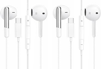 2 Pack USB C Headphones For Nothing Phone 4b 4a 4a Pro 3a Pro 3a Phone3