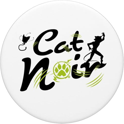 Miniatura 3 de Miraculous Ladybug Cat Noir Pata estilizada PopSockets PopGrip intercambiable