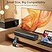 Saiyin Sound Bar for Smart TV, 11.7-inch Soundbar with Bluetooth 5.3/Optical/Auxiliary Inputs, Small Size & Big Power, 48W Peak Power Compact Sound Bar for TV, PC, Gaming, and Projectors