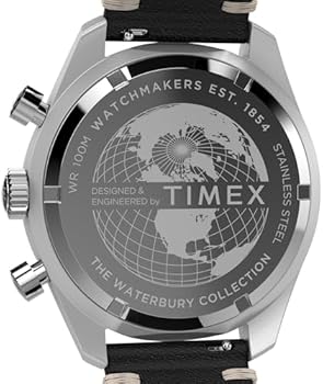Timex Relógio masculino Waterbury tradicional de 41 mm - pulseira