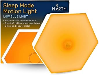 Stick on Led Motion Sensor Night Lights I Motion Sensor Light Indoor & Outdoor Led Battery Powered Lights I Battery Operated Lights for Bedroom & Bathroom, Stair Indoor & Under Cabinet Lighting
