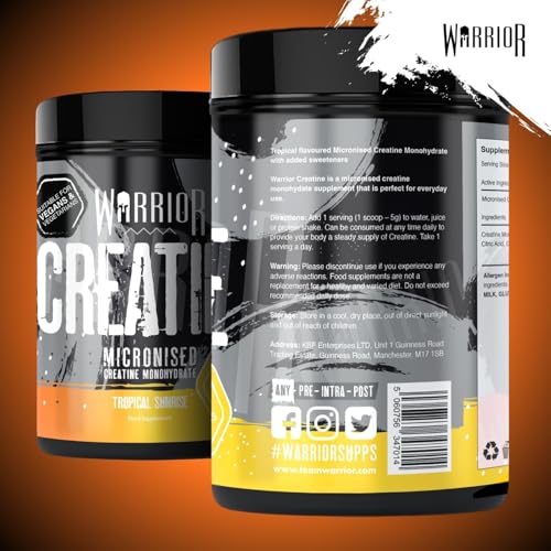 Warrior Essentials Creatine Powder 500g - Image 6