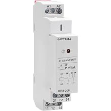 12V AC/DC 8A 2SPDT Din Rail Switch Relay GR8-208, Automatic Operation Mode, Intermediate Relay, Automotive Relay Control Module Relays