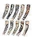 Produktbild FISHSHOP Gefälschte temporäre Tätowierung Armstulpen für Coole Männer und Frauen Kostüm Zubehör Armstrumpf Nylon Stretch Sublimation Anti - UV - Sonnencreme Armstulpen Kostüm Kostüme Tattoo Ärmel