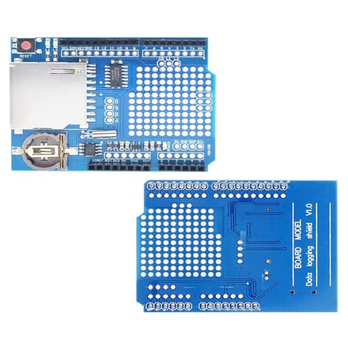 Image of Data Logging Shield XD-204 Data Logger Module Logging Shield Data Recorder Shield for Arduino UNO w /SD Card
