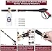 MATCC Foam Cannon Adjustable Snow Foam Lance for SPX Series Pressure Washer Gun Jet Wash with Brass Quick Connector Foam Blaster 0.22 Gallon Bottle