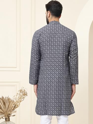 Image of SOJANYA (Since 1958 Men's Exquisite Silk Blend Kurta Elevate Your Festive Look-Crafted for Excellence