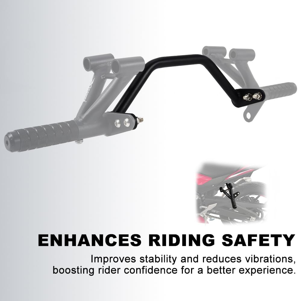 Xitomer Subcage Fit for 2025 CBR500R CB500F / ABS Rear Footrests Subcage Fit for CBR500R ABS CB500F 2016-2025 Passenger Peg Guard, Stunt Peg Support, Rear Stunt Cage