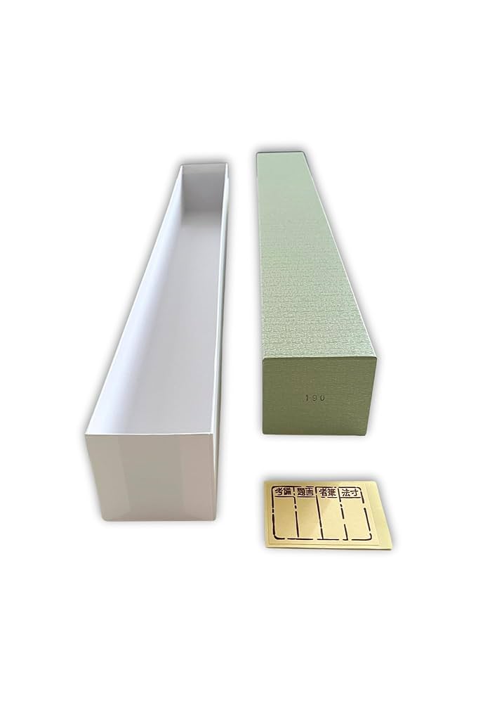 Amazon｜掛け軸/掛軸 用 収納紙箱・保管箱・合せ箱・表題シール