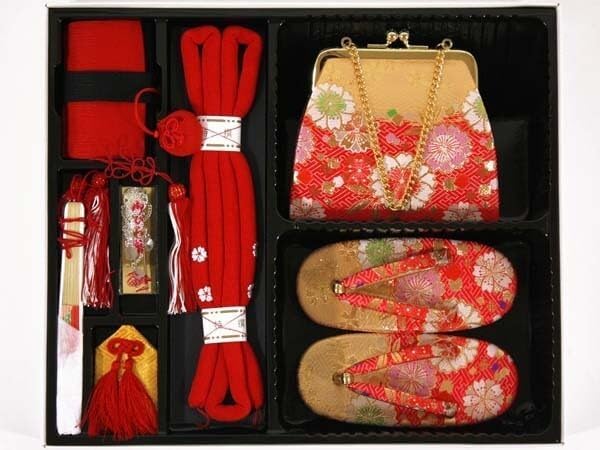 七五三女の子高級箱セコ7点セット3歳(草履16.5cm)d01 七五三用