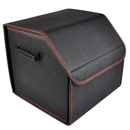 Collapsible Trunk Organizer with Lid Portable Car Storage Box Bin SUV Van Cargo