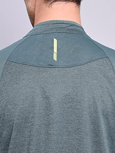 Image of TECHNOSPORT Men's Polyester Slim Fit T-Shirt