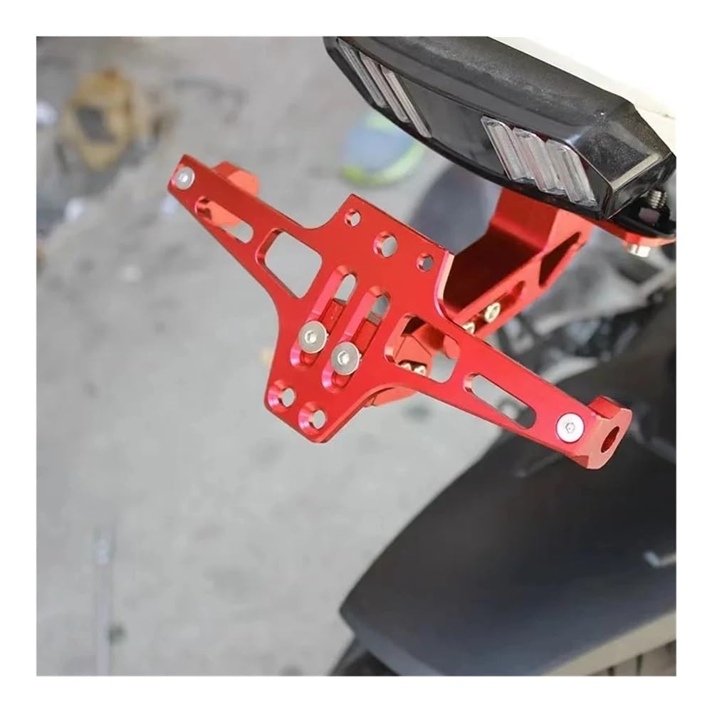 Portatarga Moto Regolabile Posteriore Tail Tidy Targa Staffa di Supporto HA CONDOTTO LA Luce Accessori Per CF 650 650MT 650NK 400NK GT
