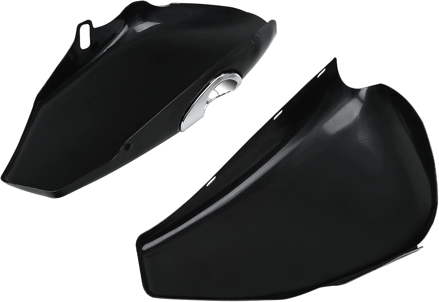 SLMOTO Left Battery Cover and Oil Tank Cover Set fits for Harley Davidson Sportster XL models 2004-2013 XL1200 XL883 Seventy Two XL1200V/Forty Eight XL1200X/SuperLow XL883L/Iron 883 XL883N