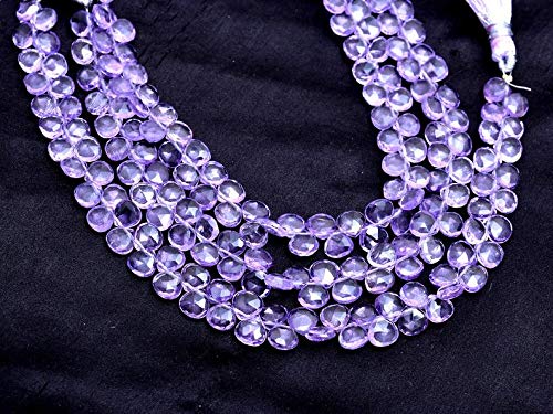 Perles améthyste rose cœur pour créer vos propres bijoux bohèmes chics