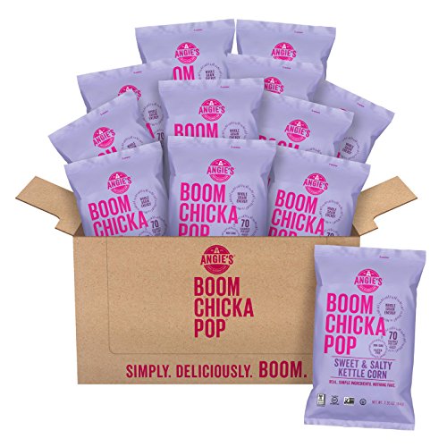 Angie's BOOMCHICKAPOP Sweet & Salty Kettle Corn Popcorn, 2.25 Ounce Bag