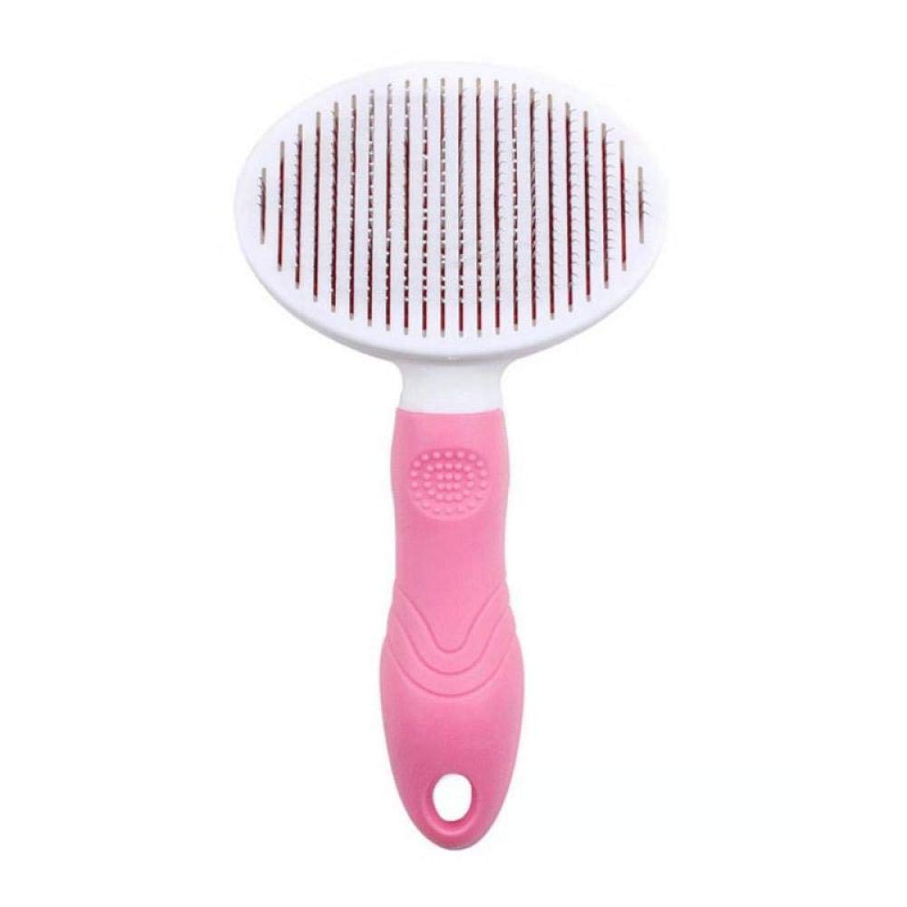 Pet Comb Pink Pet Hair Remover Dog Cat Comb Beauty Styling Combs Pets Grooming Brush 3Pcs