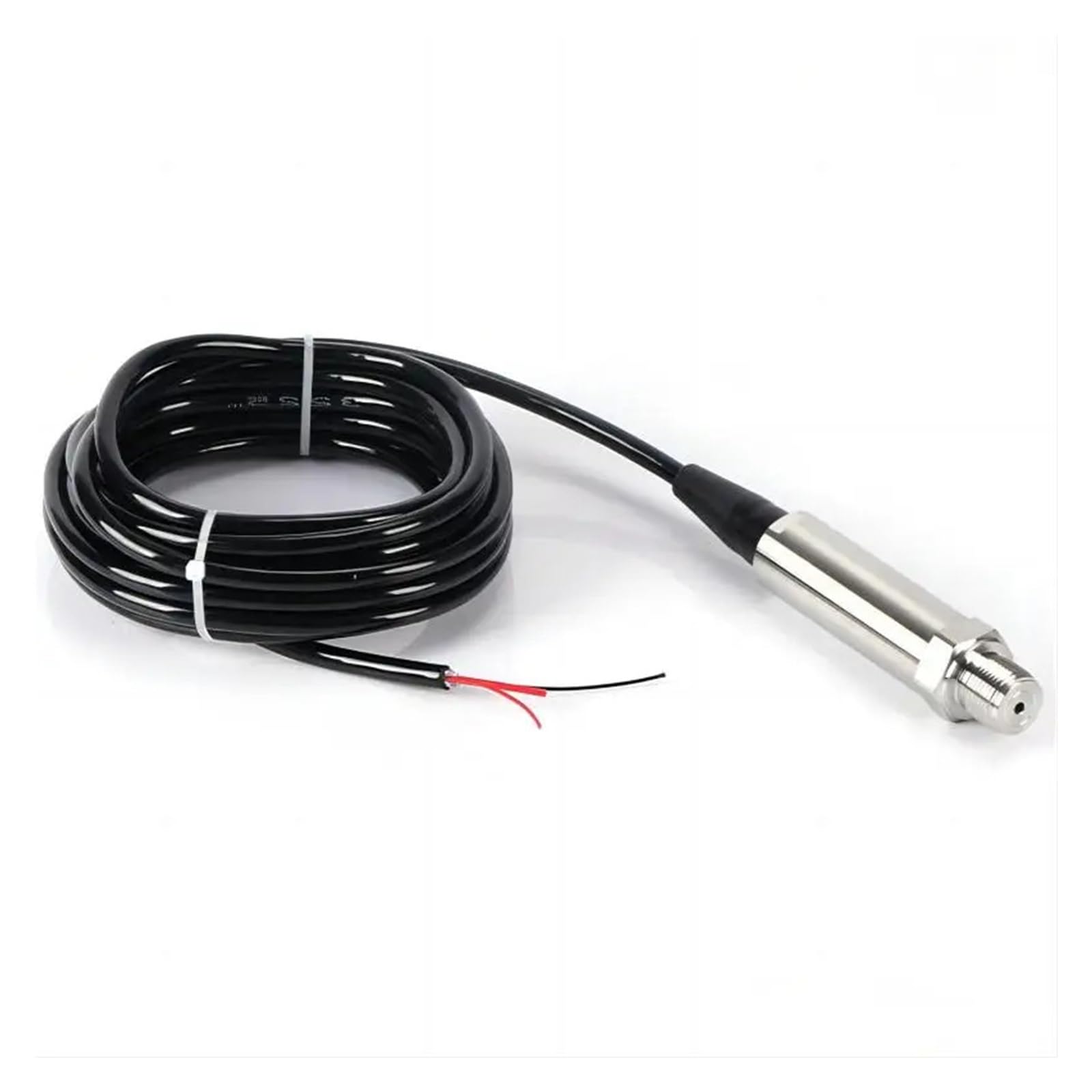 Sensor de nivel de presión de tanque de combustible con rosca M20 de 1 m, transductor for tanque de camión, transmisor de nivel de agua hidrostático piezoeléctrico de 0 a 10 V(0-40Kpa (4m water))