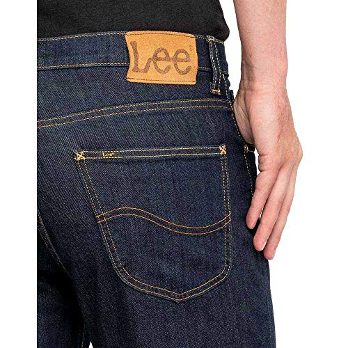 Lee Brooklyn Straight Vaqueros Para Hombre, Rinse Blue, 36/32